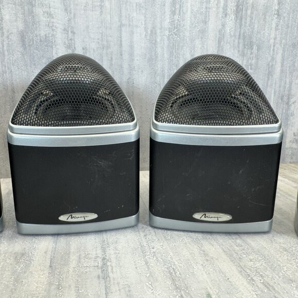 Mirage Nanosat Set Of 5 Speakers Black Fully Functional - Picture 4 of 14